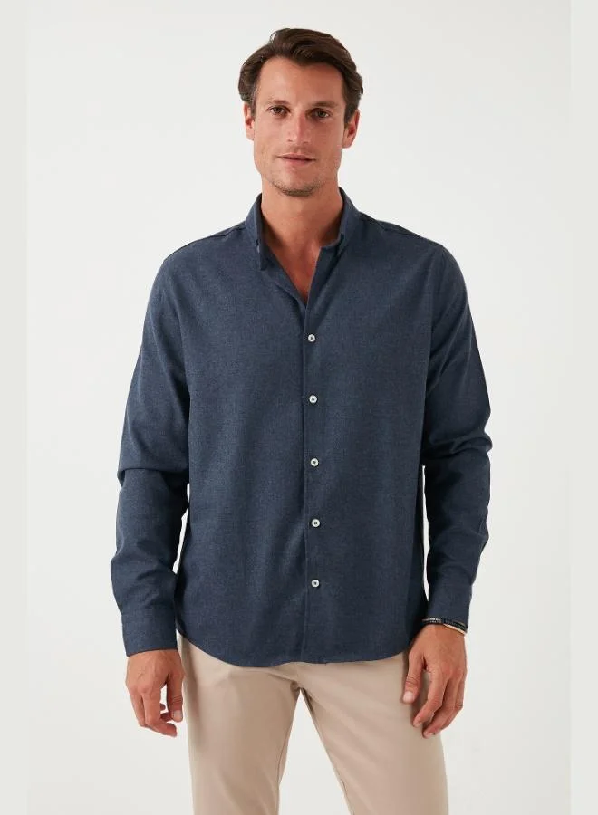 Buratti Cotton Regular Fit Button-Down Collar Winter Shirt Men's SHIRT CF24W127079