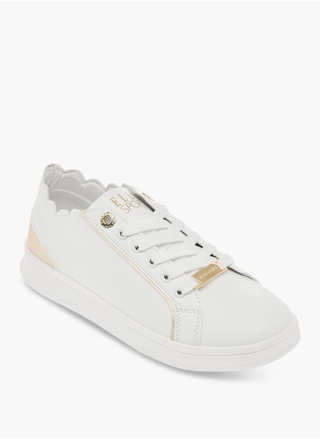 ELLE Women's Panelled Lace-Up Sneakers  - Image 1