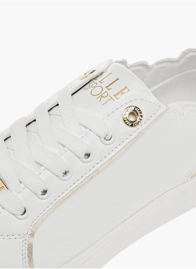 ELLE Women's Panelled Lace-Up Sneakers  - Image 4