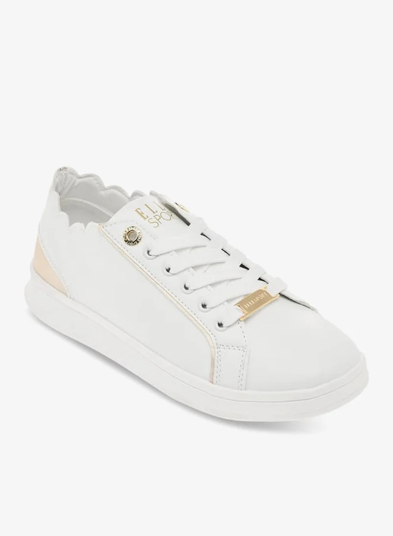 ELLE Women's Panelled Lace-Up Sneakers