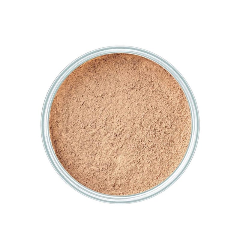 ARTDECO Mineral Powder Foundation - honey â€“ loose setting powder for a smooth & matte finish - medium coverage - perfect for sensitive & oily skin - makeup with zinc & magnesium - vegan - 0.53 Oz - Image 1