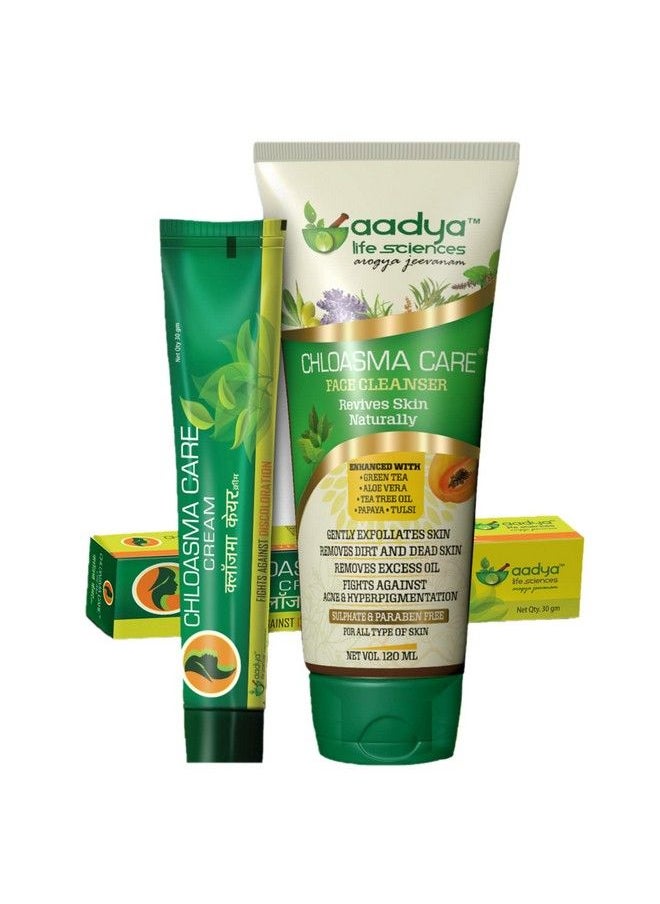 Aadya Life Sciences LLP - Chloasma Care Cream And Face Wash Combo Pack (120 Gm + 3O Gm) - Image 1