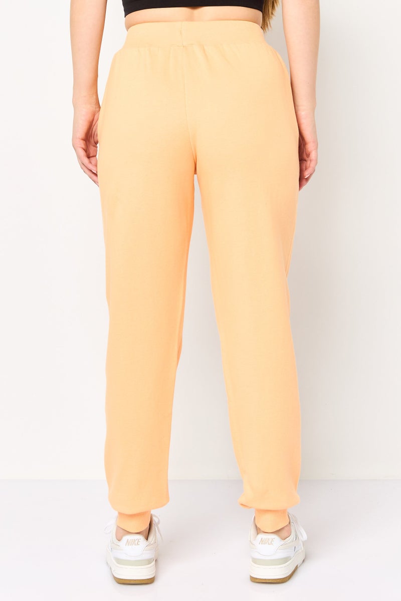 Champion Women Sportswear Fit Brand Logo Outdoor Jogger Pants, Peach - Image 4