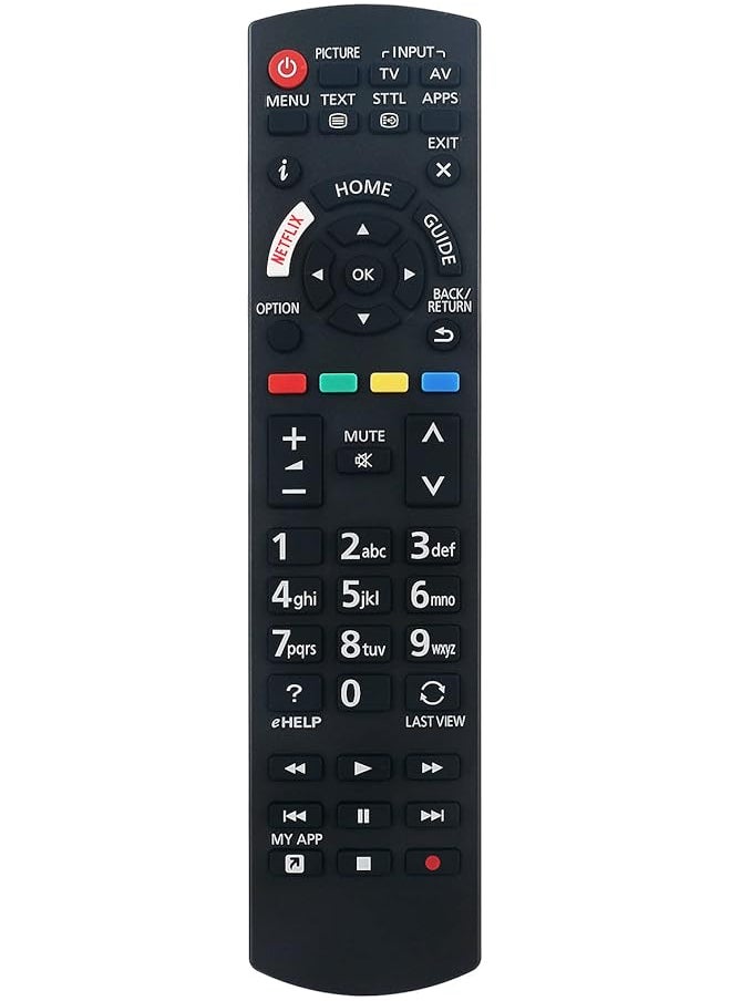 erorex - N2Qayb001211 Replaced Remote Control Compatible With Panasonic 4K Tv Tx 65Gx800E Tx 50Gx800E Tx 58Gx800E Tx 40Gx800E Tx58Gx800E Tx65Gx800E Tx40Gx800E Tx50Gx800E - Image 1
