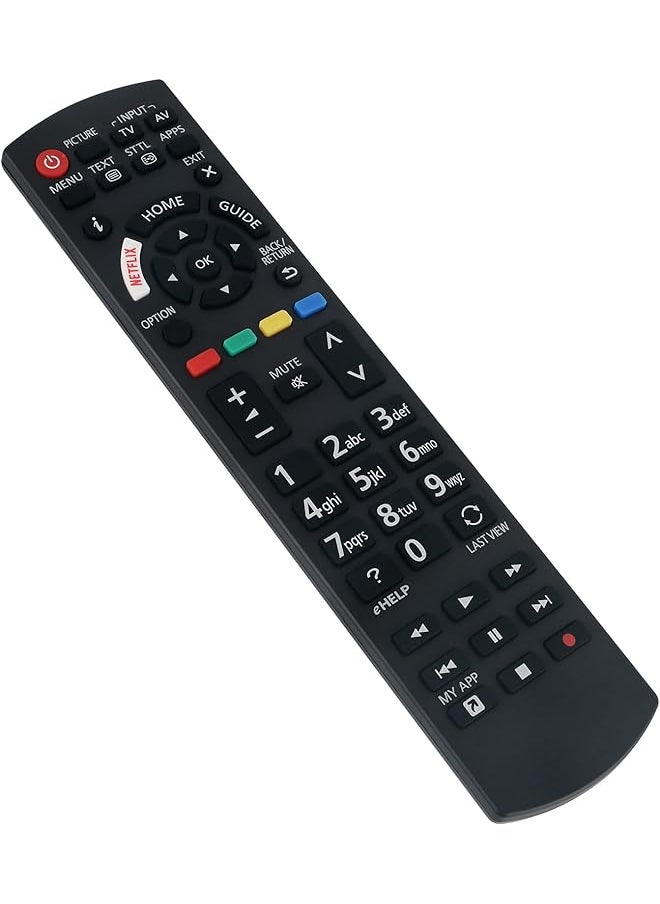 erorex - N2Qayb001211 Replaced Remote Control Compatible With Panasonic 4K Tv Tx 65Gx800E Tx 50Gx800E Tx 58Gx800E Tx 40Gx800E Tx58Gx800E Tx65Gx800E Tx40Gx800E Tx50Gx800E - Image 1