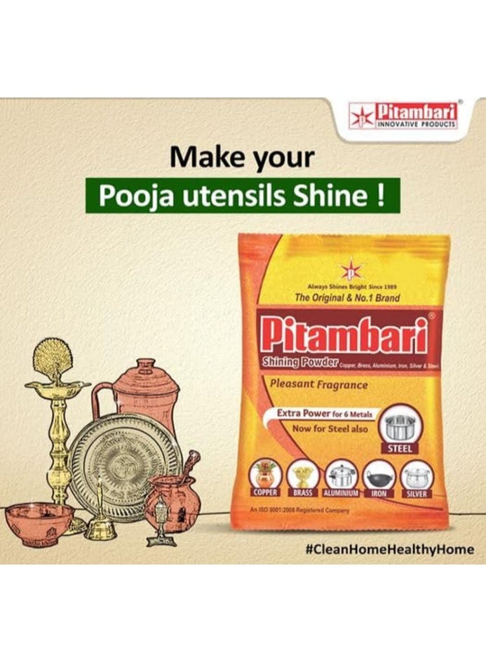Pitambari Shining Powder for 6 Metals (Copper, Brass, Aluminium, Iron, Silver & Steel) - 1 Pack - Image 5
