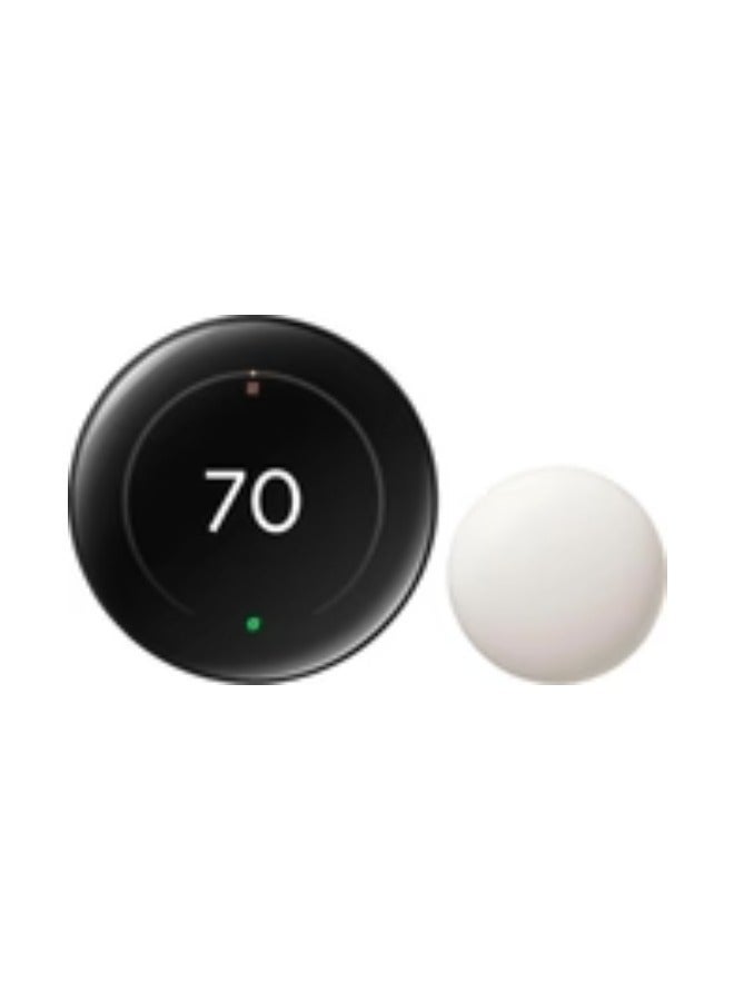 جوجل منظم حرارة Google Nest Learning Thermostat (الجيل الرابع) مع مستشعر درجة حرارة Nest (الجيل الثاني) - Image 1