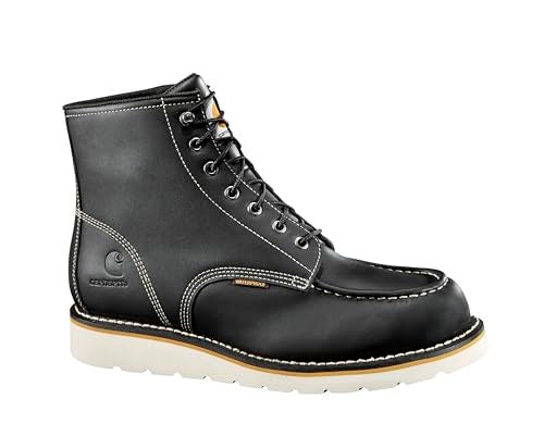 Carhartt Footwear CMW6191 Waterproof Wedge Boot - 10 ½ M - Black - Image 2