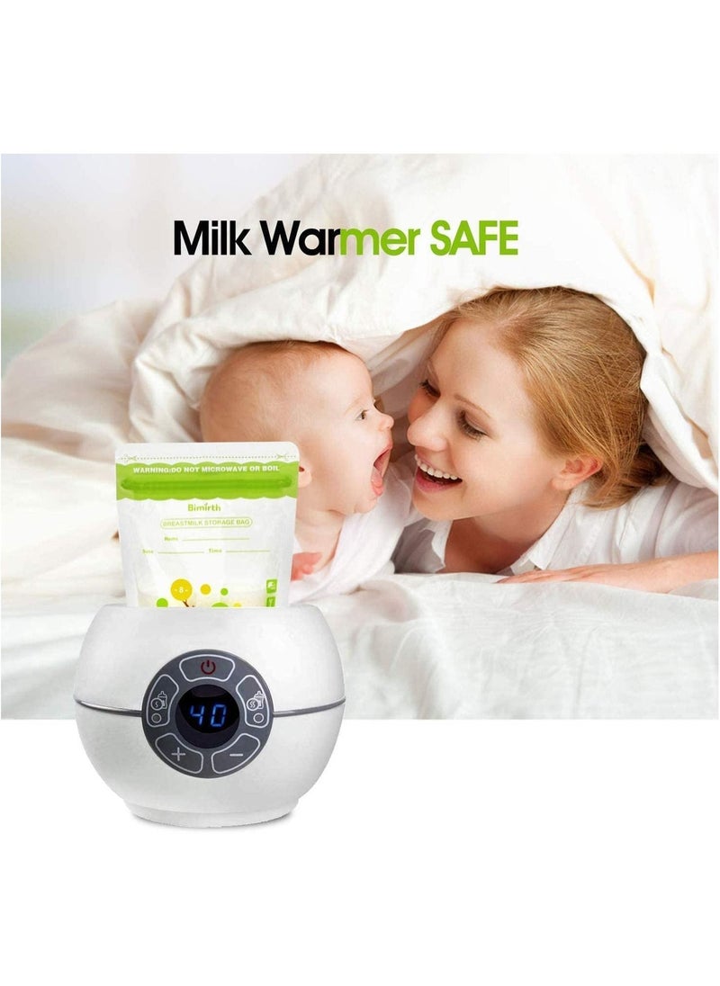 Bimirth 112 Piece Baby Self-standing Bottom Design Breast Milk Storage Bags With Double Zipper  - Image 3