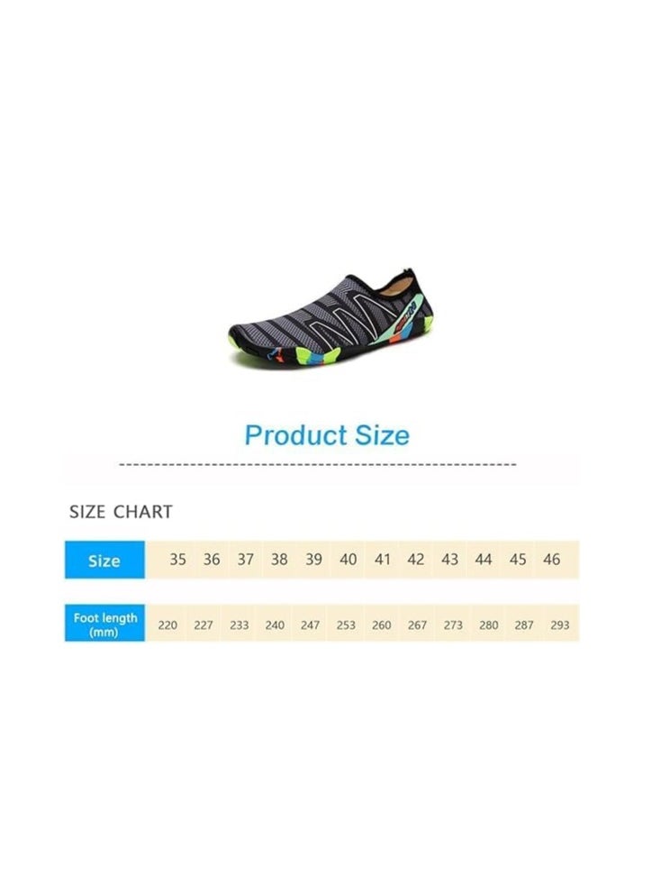 GUDOO - Water Shoes Beach Shoes Boys Lightweight Breathable Quick-Dry Non-Slip Aqua Shoes for Snorkeling Swimming Surfing Kayaking Beach Pool Water Parkfor Women Men Kids - Image 1