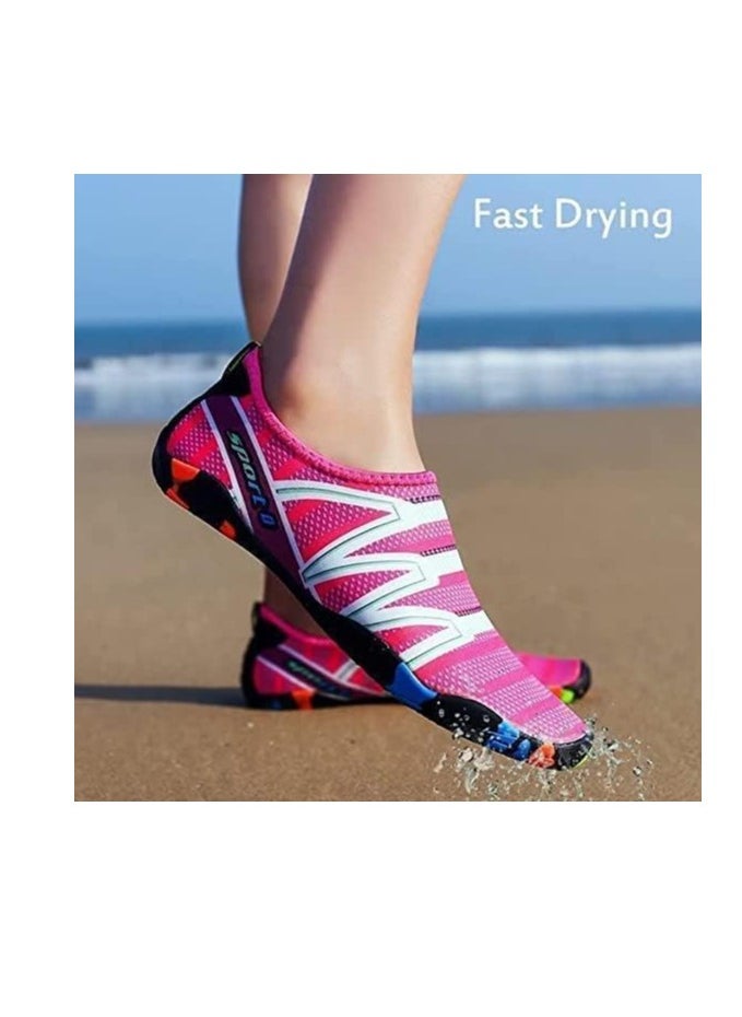 GUDOO - Water Shoes Beach Shoes Boys Lightweight Breathable Quick-Dry Non-Slip Aqua Shoes for Snorkeling Swimming Surfing Kayaking Beach Pool Water Parkfor Women Men Kids - Image 1