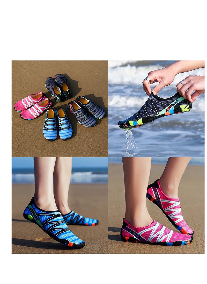 GUDOO - Water Shoes Beach Shoes Boys Lightweight Breathable Quick-Dry Non-Slip Aqua Shoes for Snorkeling Swimming Surfing Kayaking Beach Pool Water Parkfor Women Men Kids - Image 1