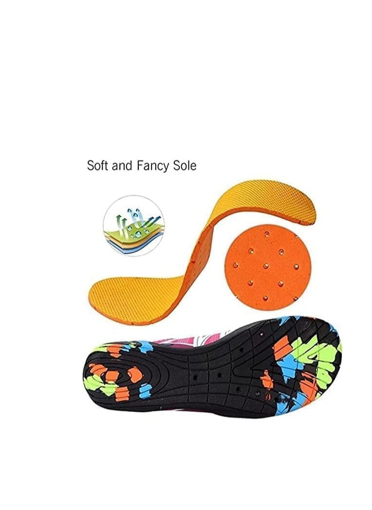 GUDOO - Water Shoes Beach Shoes Boys Lightweight Breathable Quick-Dry Non-Slip Aqua Shoes for Snorkeling Swimming Surfing Kayaking Beach Pool Water Parkfor Women Men Kids - Image 1