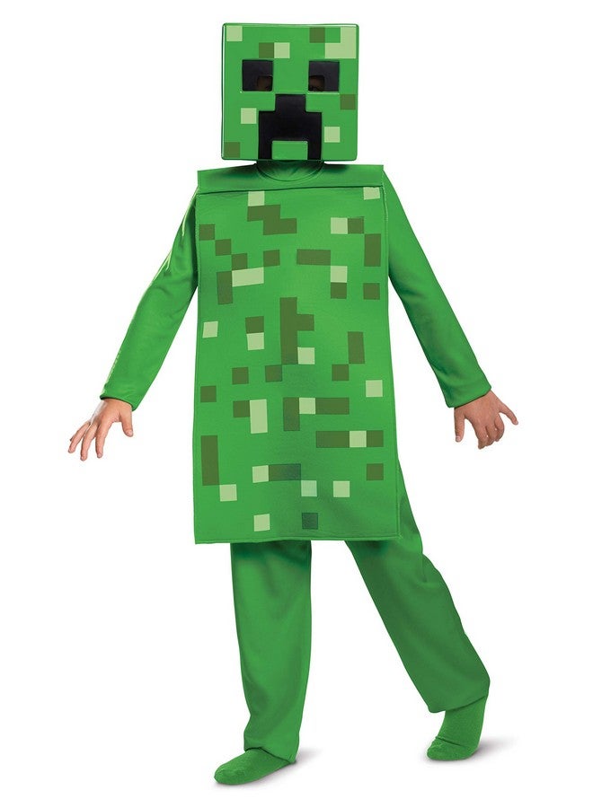 Disguise Disguise Minecraft Creeper Boys' Jumpsuit Costume , Green - Image 1