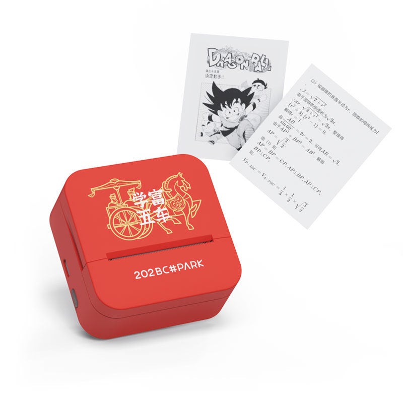 Luckjingle-D1 Printer Label Bag Bluetooth Small Portable Mini Printer Thermal Error Correction - Image 1