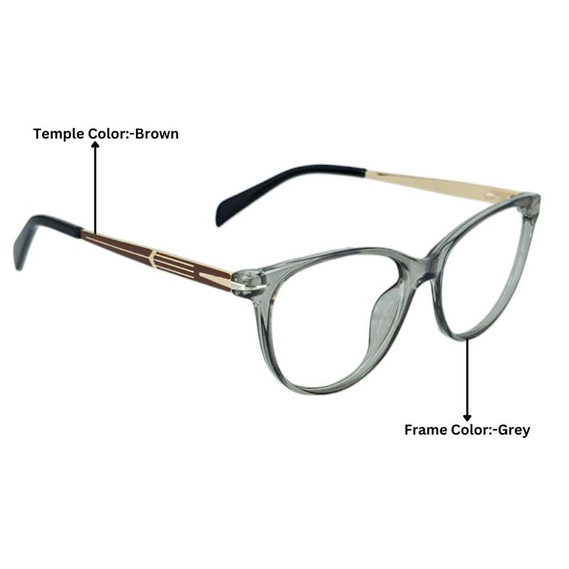 RedEx Trendy Full Rim Cat -Eye Spectacle Frame For Women - Image 3
