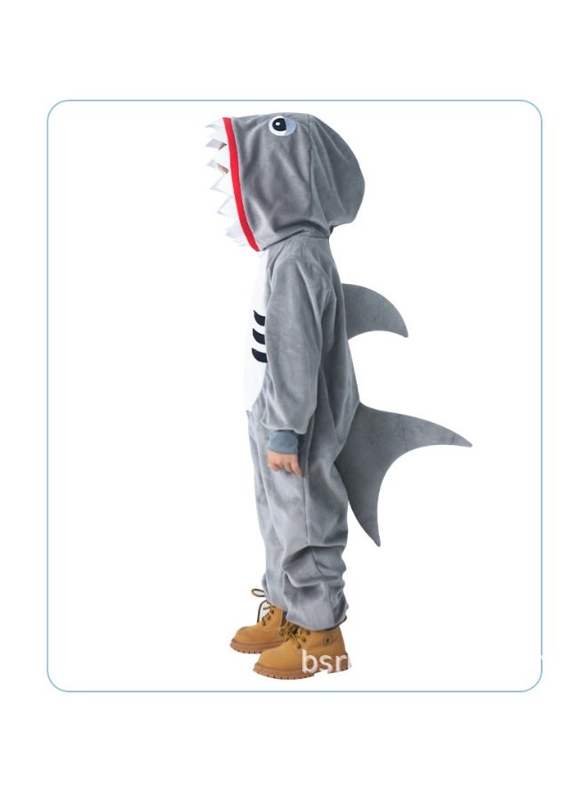 Shark Cartoon Children's Performance Costume - Image 4