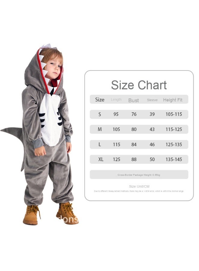 Shark Cartoon Children's Performance Costume - Image 5