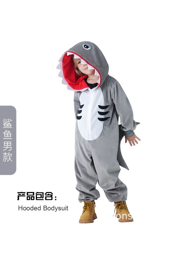 Shark Cartoon Children's Performance Costume - Image 1