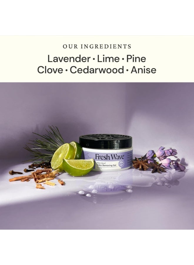 Fresh Wave Plant Based Lavender Odor Eliminating & Deodorizing Gel 198G - Image 4