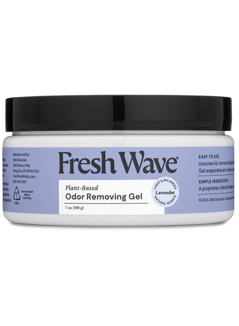 Fresh Wave Plant Based Lavender Odor Eliminating & Deodorizing Gel 198G - Image 1