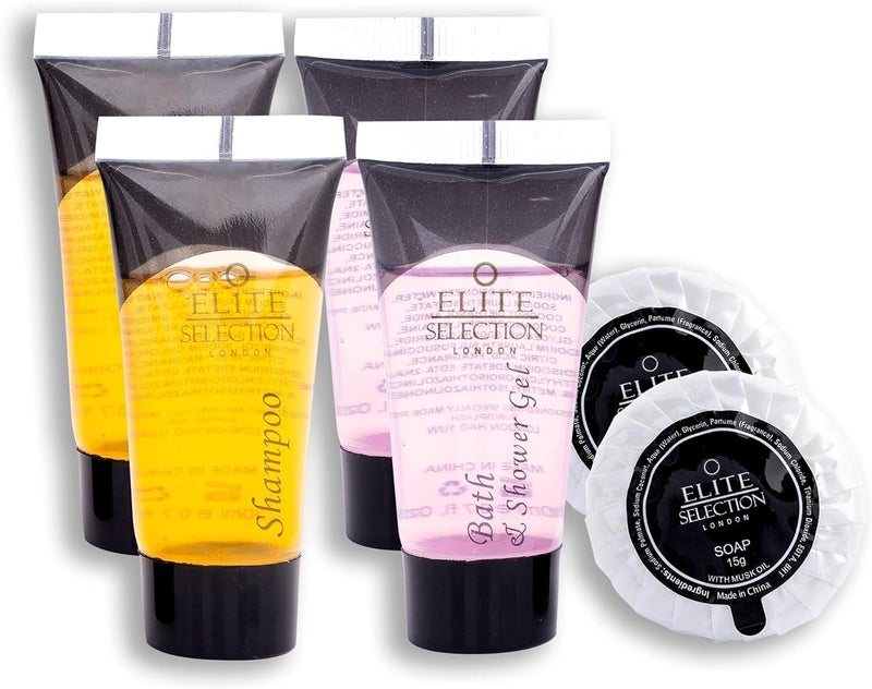 Moisturising Shampoo Refreshing Bath Shower Gel 20ml Tubes Bodywash 15g Cleansing Mini travel Bath Soap Pack of 12040 Each Elite