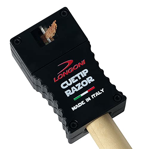 Longoni Billiard Pool Cue Tip Razor Edger Trimmer Shaper Scuffer - Image 3