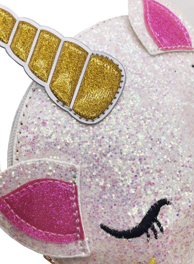 حقيبة يد نسائية مزينة بالترتر اللامع على شكل وحيد القرن، حقيبة كتف كروسبودي، حقيبة يد، حقيبة صدفية - Image 5