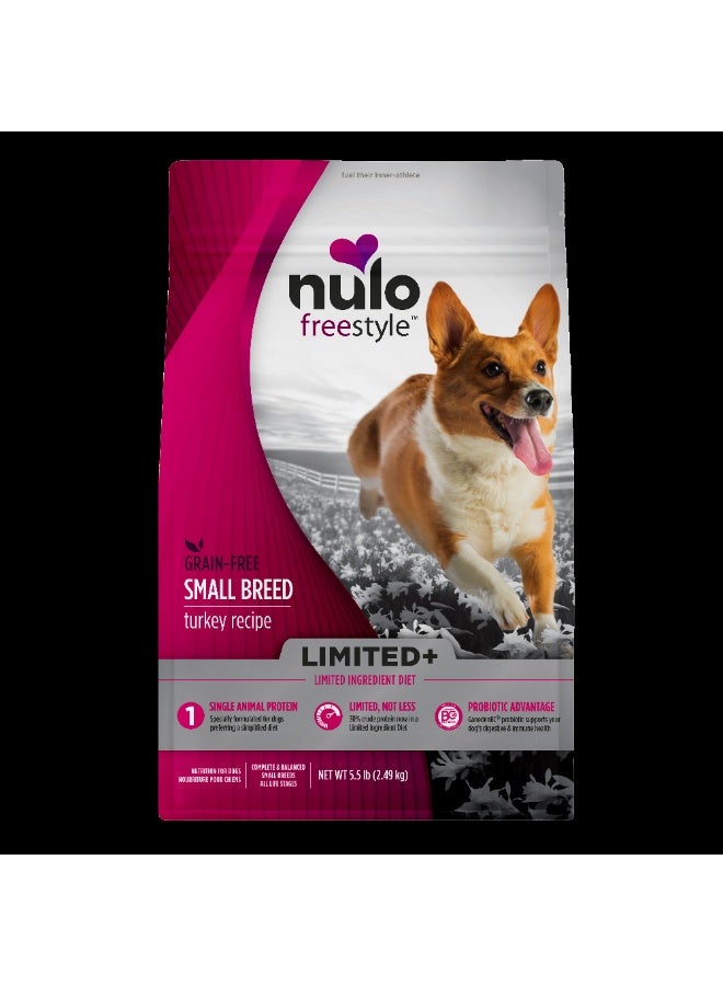 Nulo Limited Ingredient Small Breed Turkey Hypoallergenic with Patented BC30 Probiotics Dry Dog Food 2.5kg - Image 1
