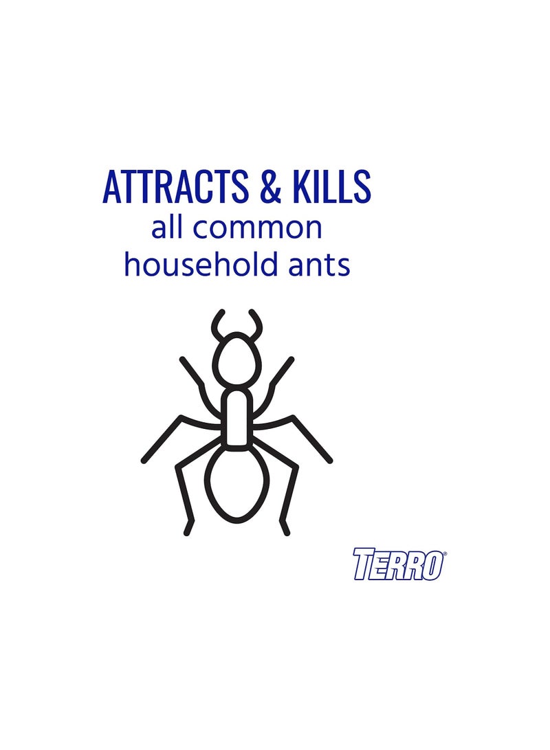TERRO في الهواء الطلق السائل النمل الطعم حصة النمل القاتل فخ النمل المنزلي المشترك 8 طعوم النمل أوتاد - Image 2