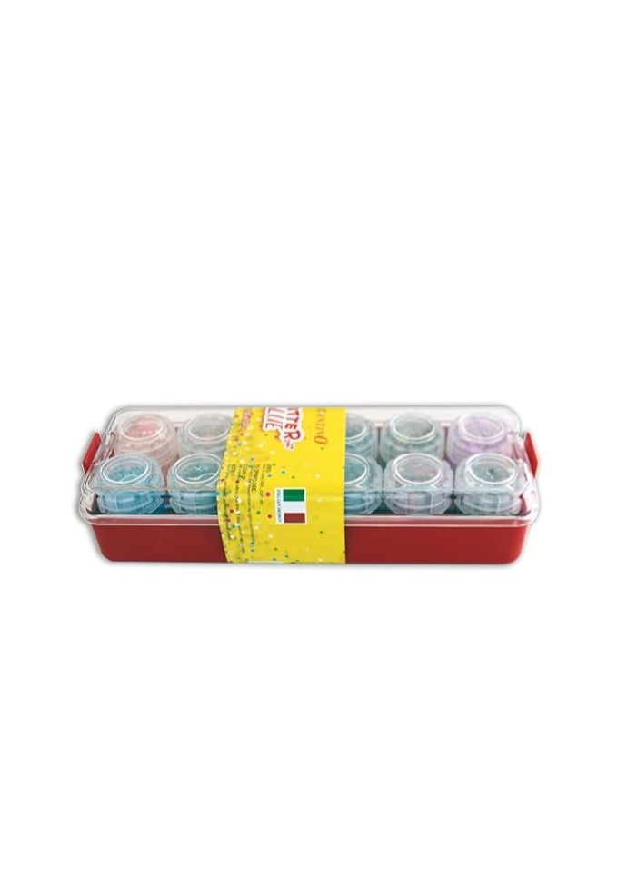 COSTANTINO 12-Pieces Glitter Glue Art Set Multicolor - Image 2