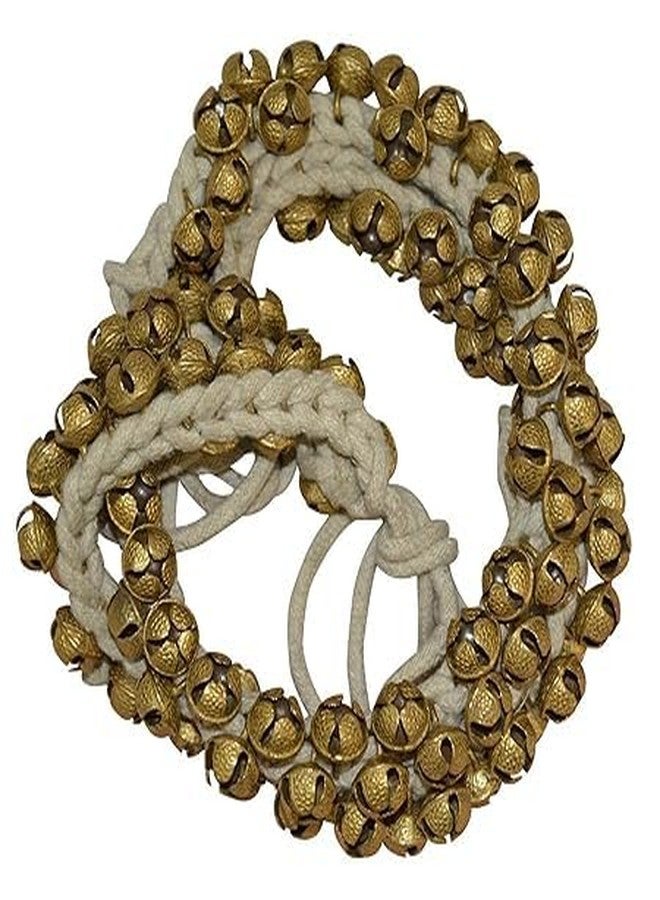 SPEHUB Traditional Ghungroo Dancing Anklets, 200 Brass, 2 cm Size, 100 per Pair - Image 2