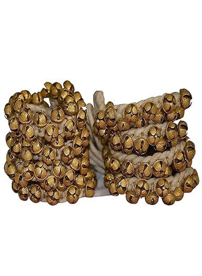 SPEHUB Traditional Ghungroo Dancing Anklets, 200 Brass, 2 cm Size, 100 per Pair - Image 3