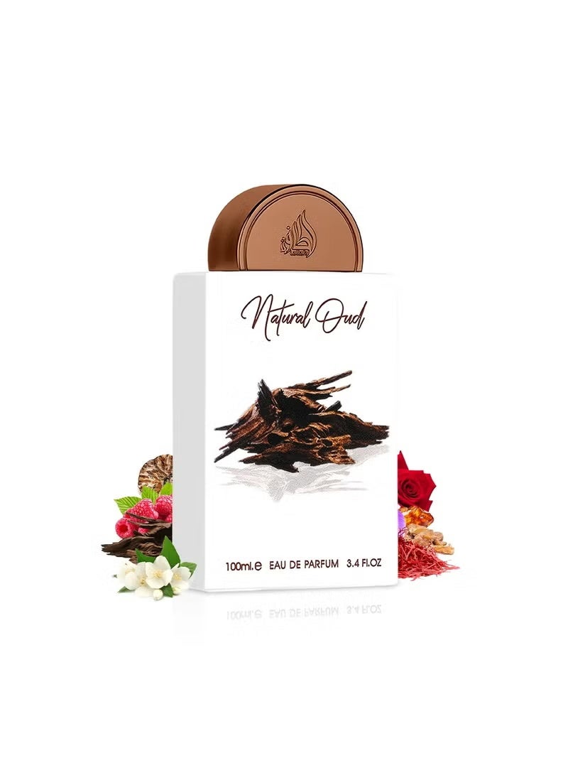 Lattafa PRIDE Natural Oud Eau de Parfum - 100ml | Unisex Fragrance - Image 1