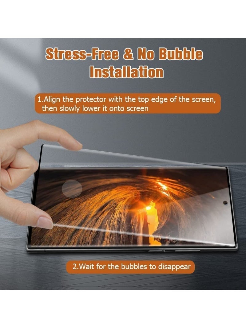 ELTRAZONE [5-in-1]For Samsung Galaxy S23 Ultra Case,2 Packs Camera Lens Protector + 2 Packs HD Tempered Glass Screen Protector,All-Round Protection, Shockproof, Anti-Scratches Kit (S23Ultra) - Image 4