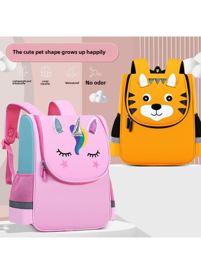 Kindergarten Schoolbag Cartoon Cute Unicorn Children's Custom Tutoring Class Backpack Custom Printed Logo-Color:Unicorn Tuba - Image 2