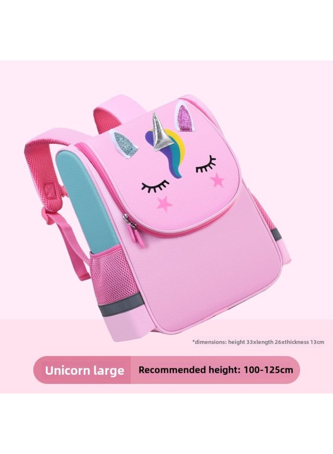 Kindergarten Schoolbag Cartoon Cute Unicorn Children's Custom Tutoring Class Backpack Custom Printed Logo-Color:Unicorn Tuba - Image 1