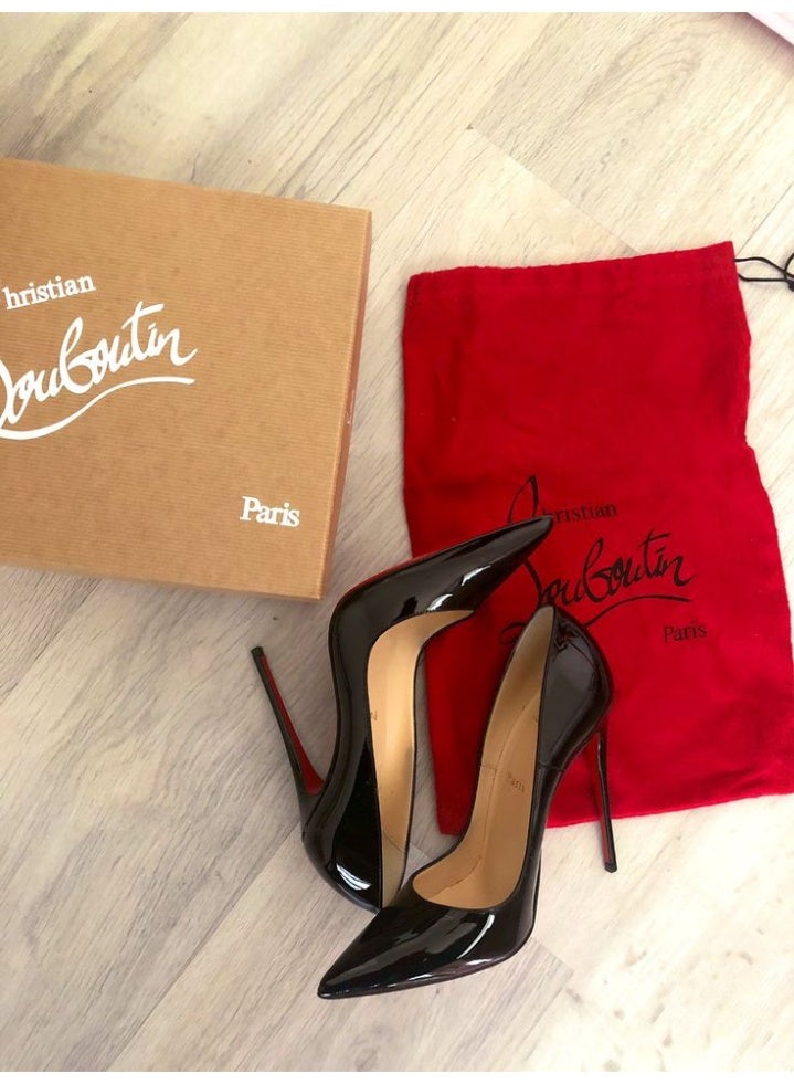 كريستيان باريس Christian Louboutin Kate patent leather pumps for  womens - Image 3