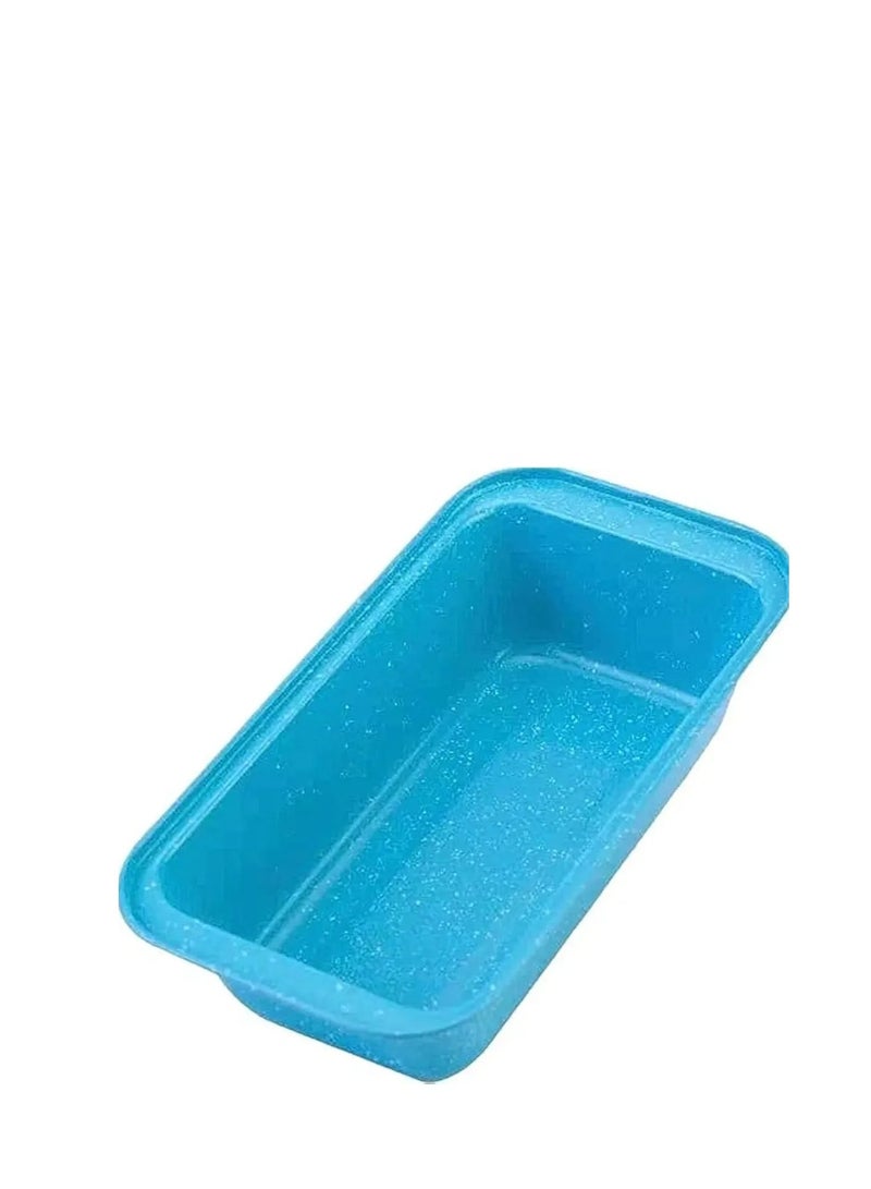 قالب كيك مستطيل عميق باللون الأزرق - Image 1