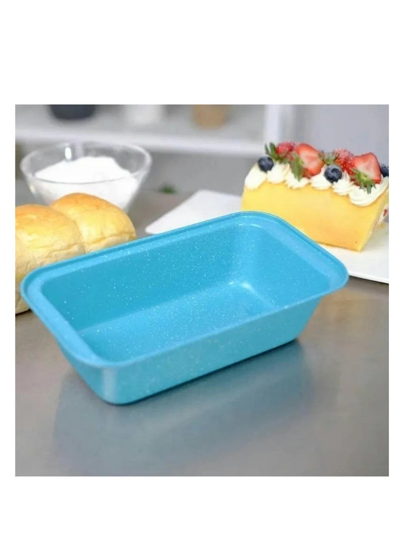 قالب كيك مستطيل عميق باللون الأزرق - Image 2