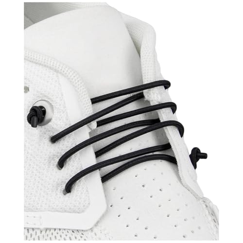 Endoto Elastic Shoelaces for ON Cloud 5 & 6 No Tie Replacements Shoes Laces Stretchy Bungee Running Training(Color:Black,Size:24Inch) - Image 1