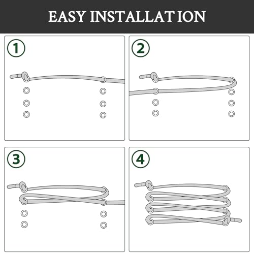 Endoto Elastic Shoelaces for ON Cloud 5 & 6 No Tie Replacements Shoes Laces Stretchy Bungee Running Training(Color:Black,Size:24Inch) - Image 4