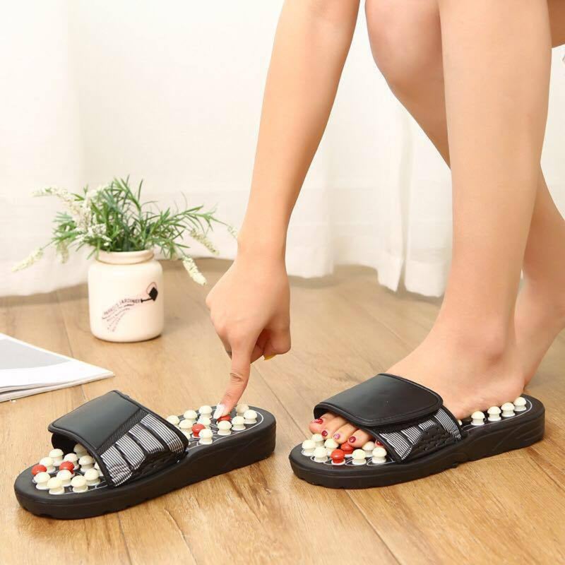 Acupoint Massage Slippers Sandal Foot Massager Acupuncture Point Massage Shoes for Men Women - Image 2