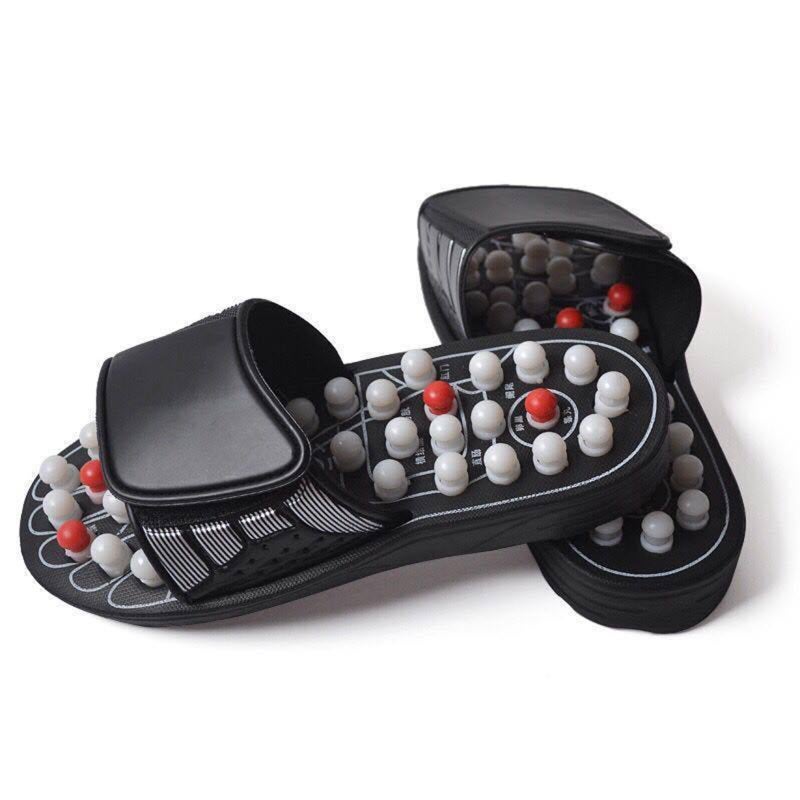 Acupoint Massage Slippers Sandal Foot Massager Acupuncture Point Massage Shoes for Men Women - Image 1