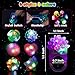 LovesTown 48PCS Light Up Rings Easter Party Favors for Kids 6 Styles LED Light up Rings Glow in the Dark Party Supplies for Classroom Prizes Treats Goodie Bag Easter Egg Fillers Treasure Box Toys - Image 4