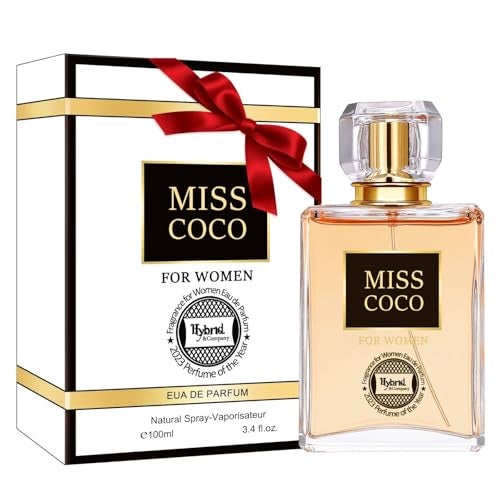 Hybrid & Company Hybrid  Company Miss Coco Fragrance for Women Eau De Parfum Natural Spray Sensual Scent 34 Fl Oz