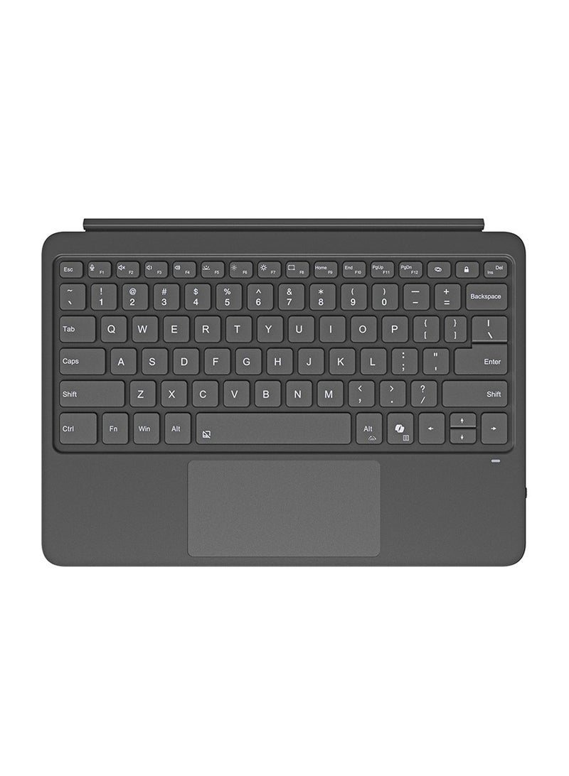 لوحة مفاتيح بلوتوث مغناطيسية لجهاز Microsoft Surface Pro 12 مقاس 12 إنش (2025)، إضاءة خلفية RGB بـ7 ألوان، لوحة مفاتيح خارجية لاسلكية مع لوحة لمس كبيرة، غطاء واقٍ رفيع وقابل لإعادة الشحن.