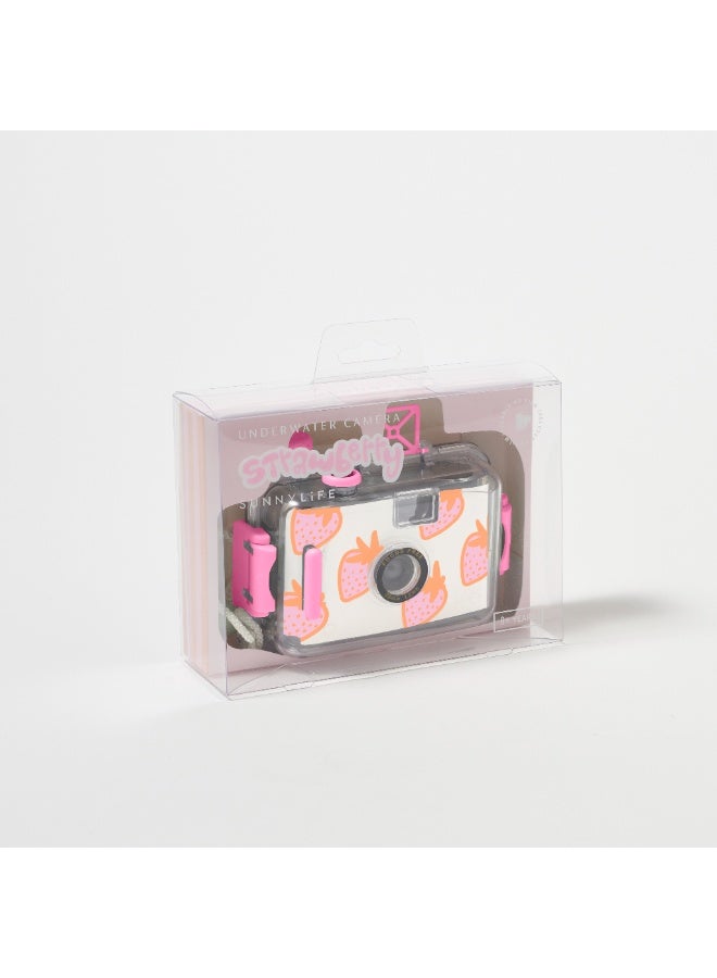 SUNNY LIFE Kids Underwater Camera – Sea Seeker Strawberry Design – Waterproof Film Camera for Pool, Beach, Travel, Vacations – Easy for Beginners - Image 1