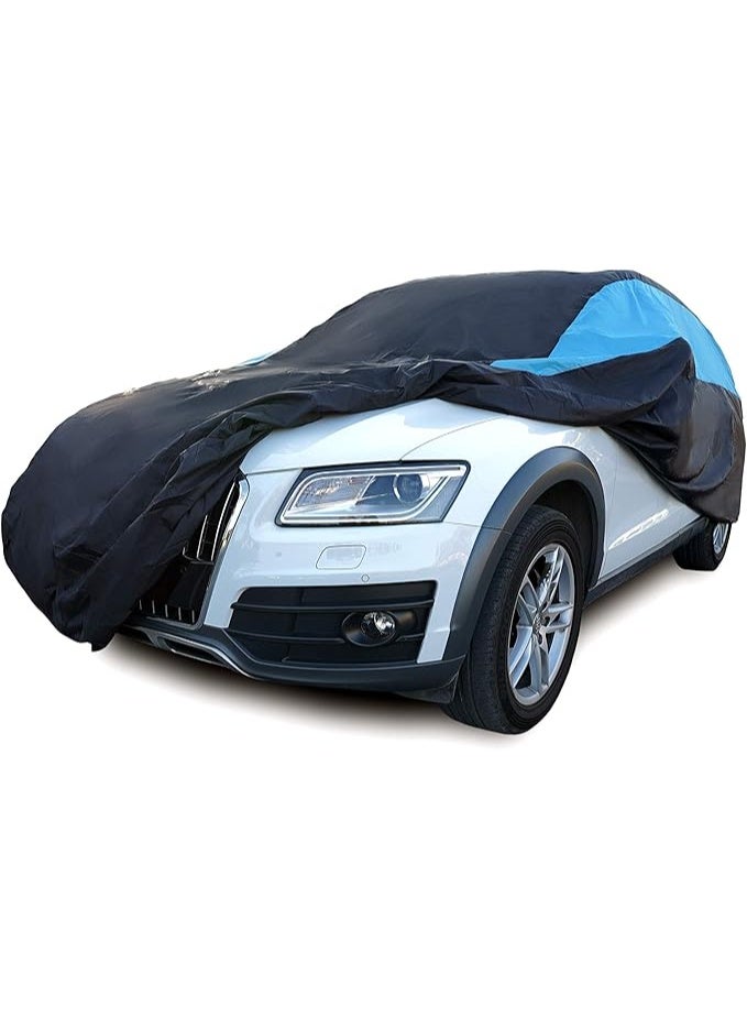 BUANIERT Waterproof Car Cover All Weather Snowproof UV Protection Windproof Outdoor Full car Cover, Universal Fit for SUV XL (510 x 190 x 180CM) - Image 1