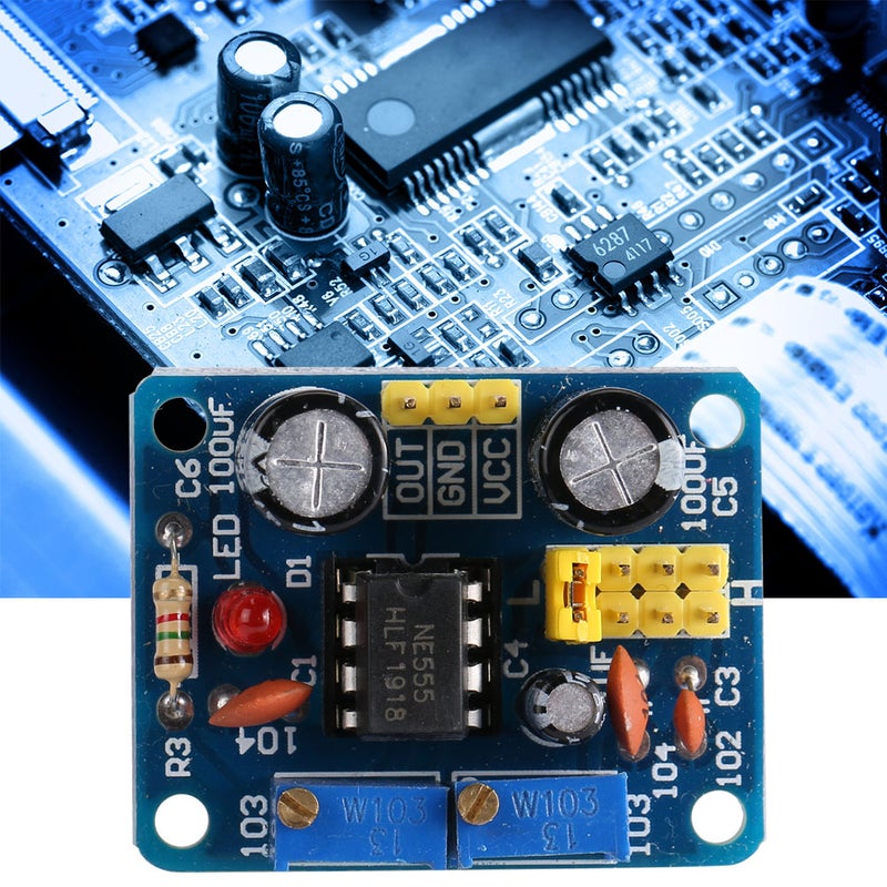 NE555 Pulse Frequency Generator Adjustable Duty Cycle Signal Generator Board Module - Image 5